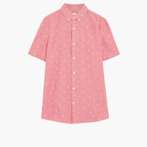 White printed women's shirt